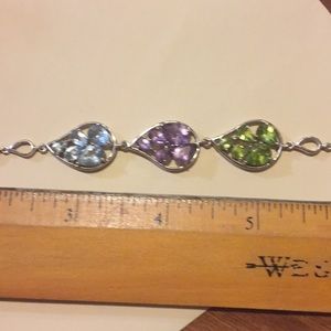 SS Real Peridot Amethyst Topaz Stones